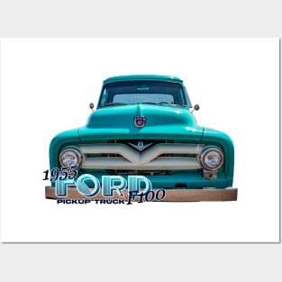 1955 Ford F100 Pickup Truck Posters and Art